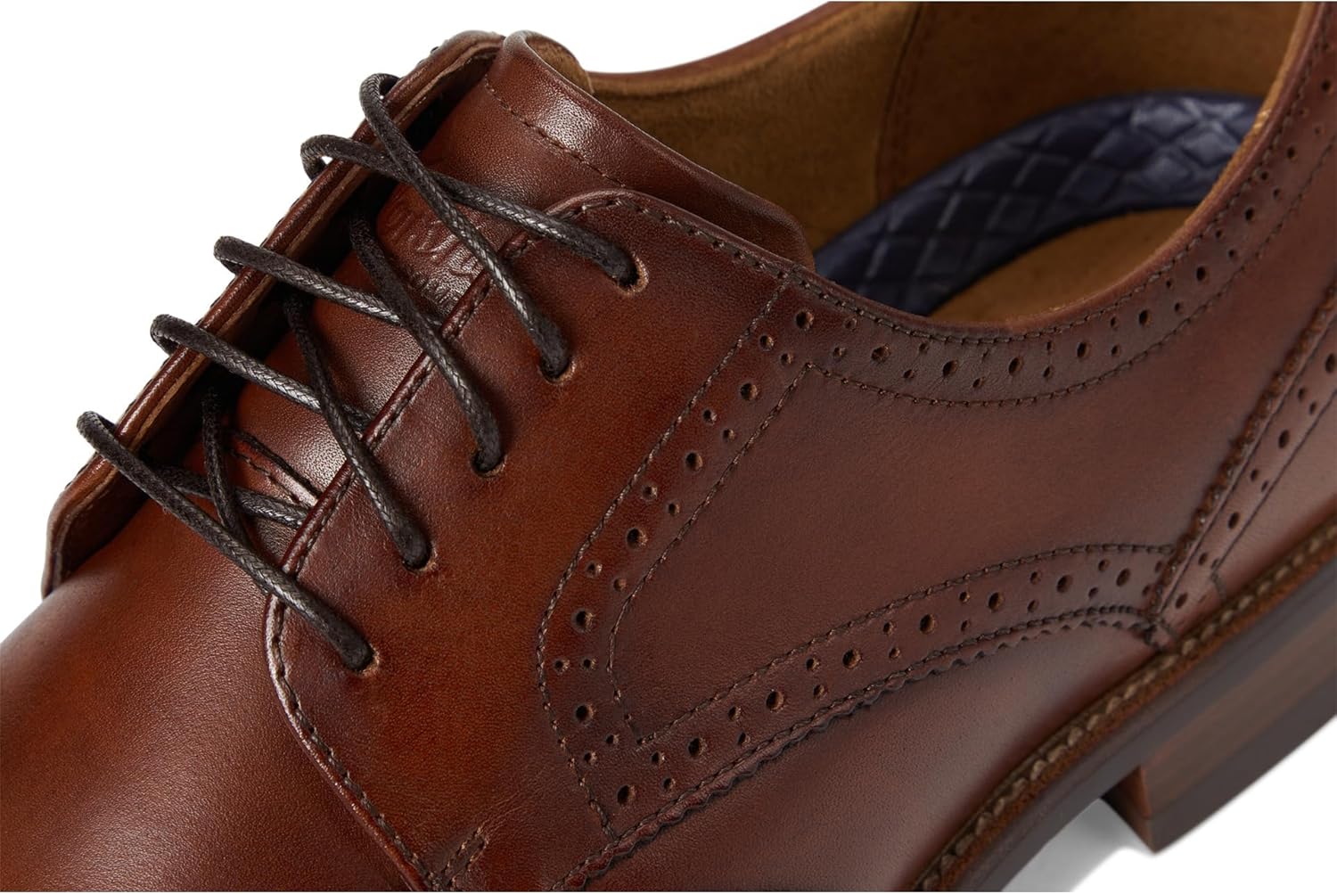 Мужские оксфорды Florsheim Rucci Wing Tip, Cognac — фото 2