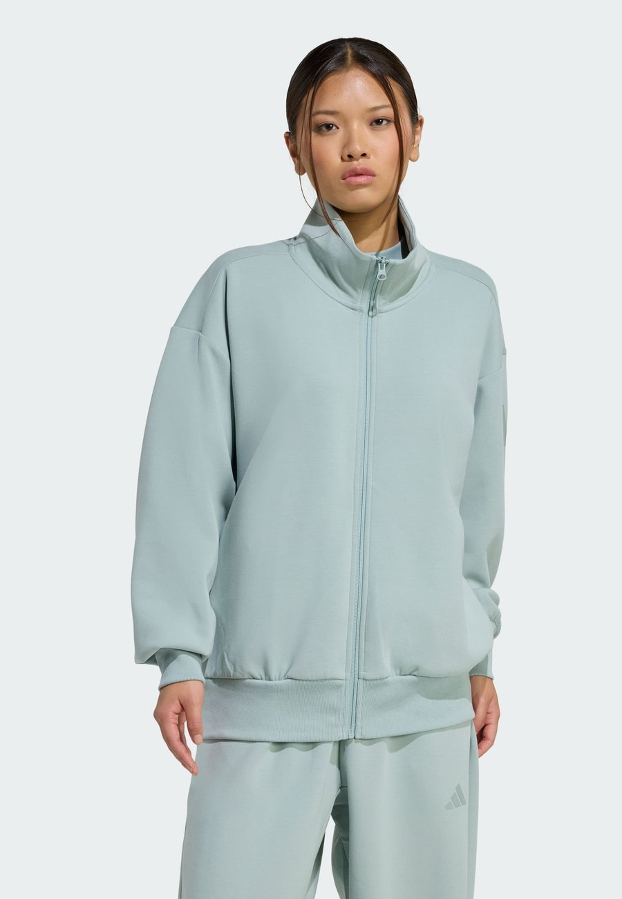 

Толстовка Adidas Sportswear ALL SZN SOFT LUX LOOSE FULL-ZIP, Sage/Green