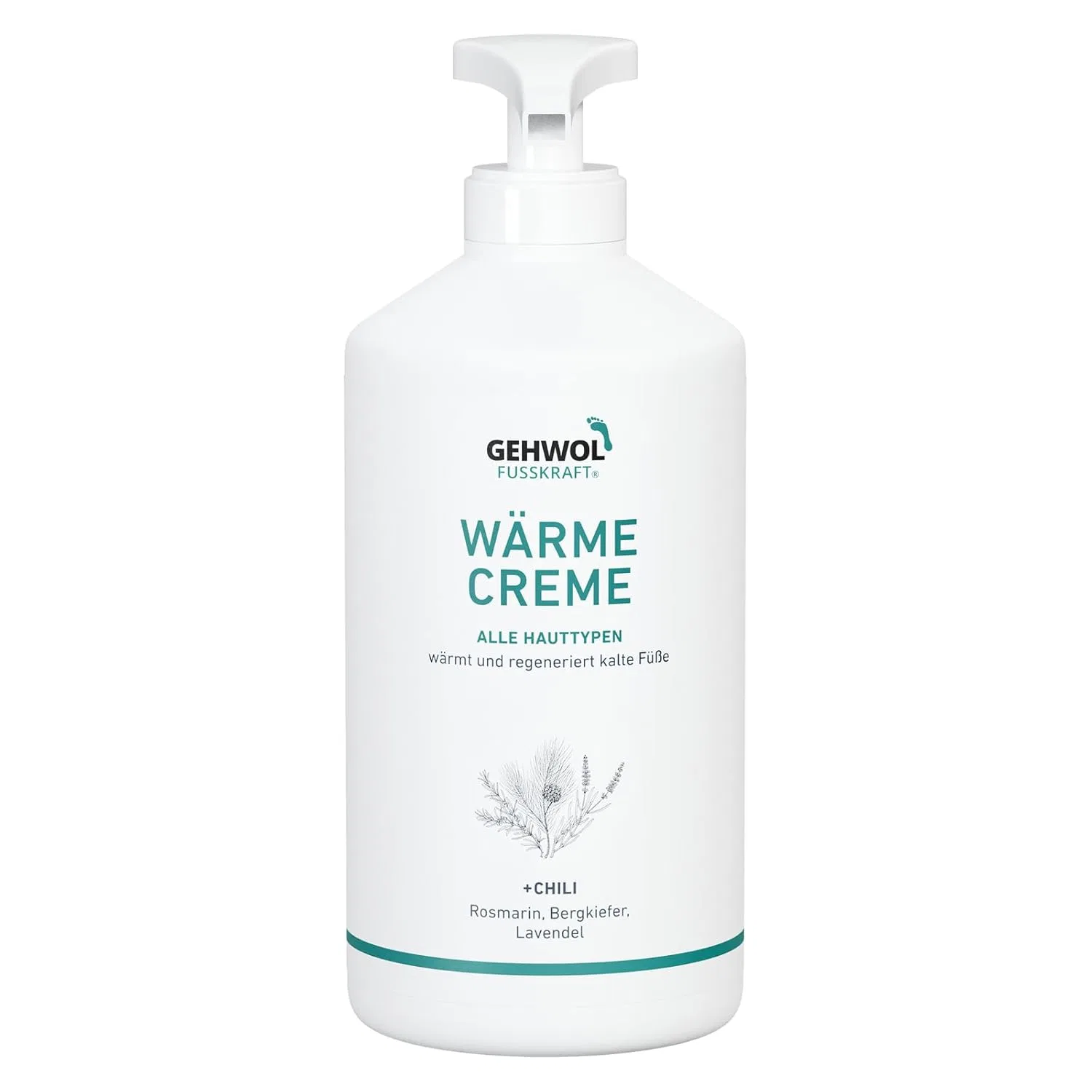 Согревающий крем для ног Gehwol Fusskraft Heat Cream 500 мл Magic Nails