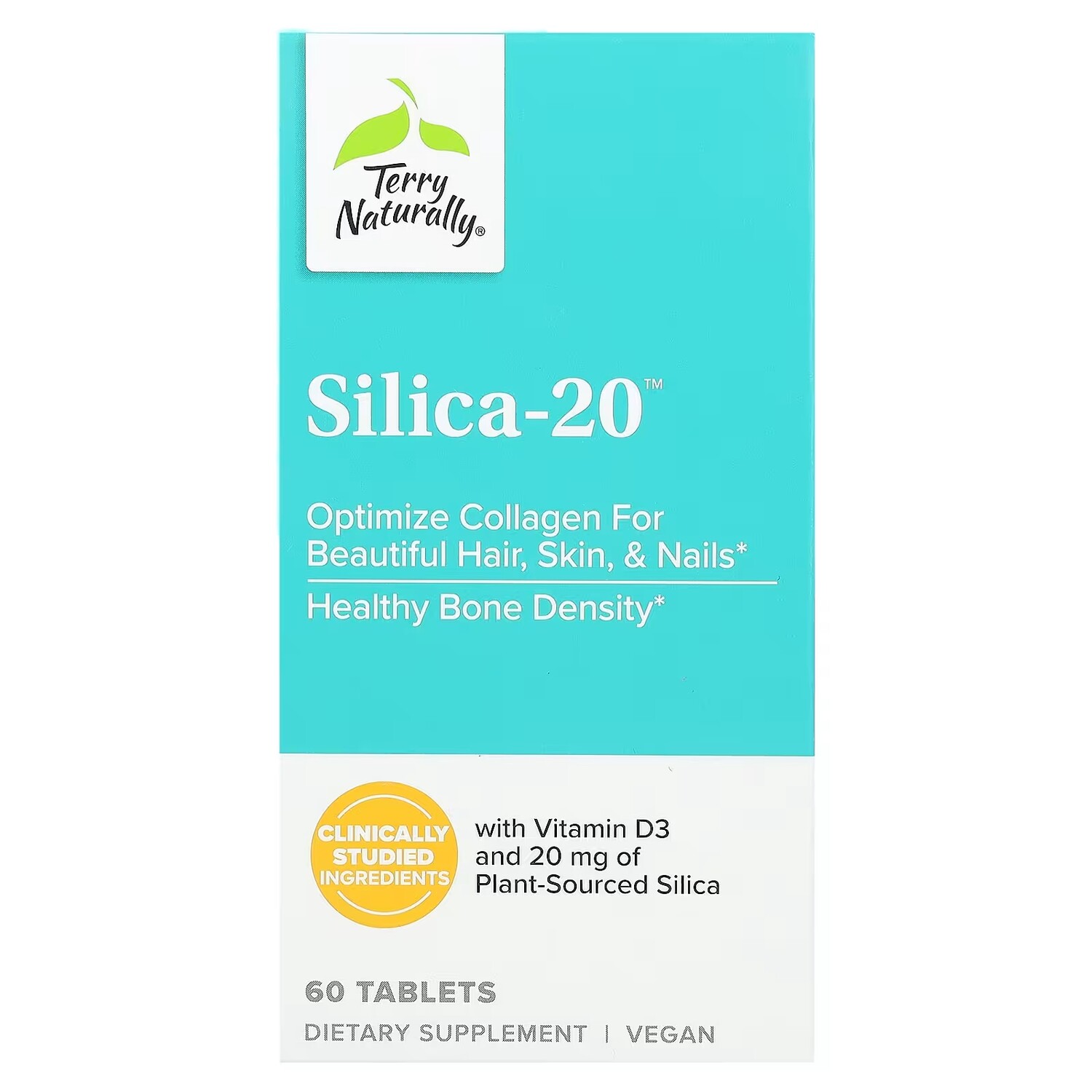 

Добавка Terry Naturally Silica-20, 60 таблеток