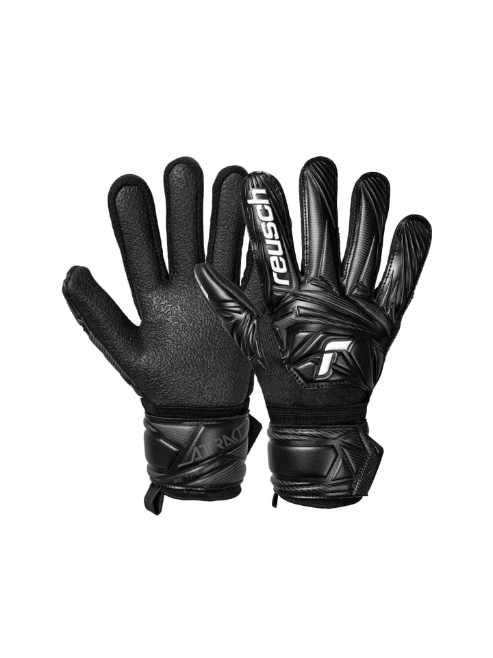 

Reusch Вратарские перчатки Attrakt Resist Junior 7700 черного цвета