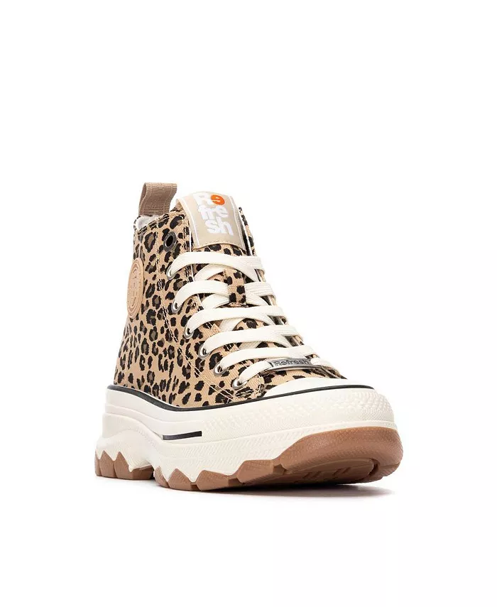 Женские повседневные кроссовки High Top Refresh Collection от XTI Xti, загар/бежевый — фото 3