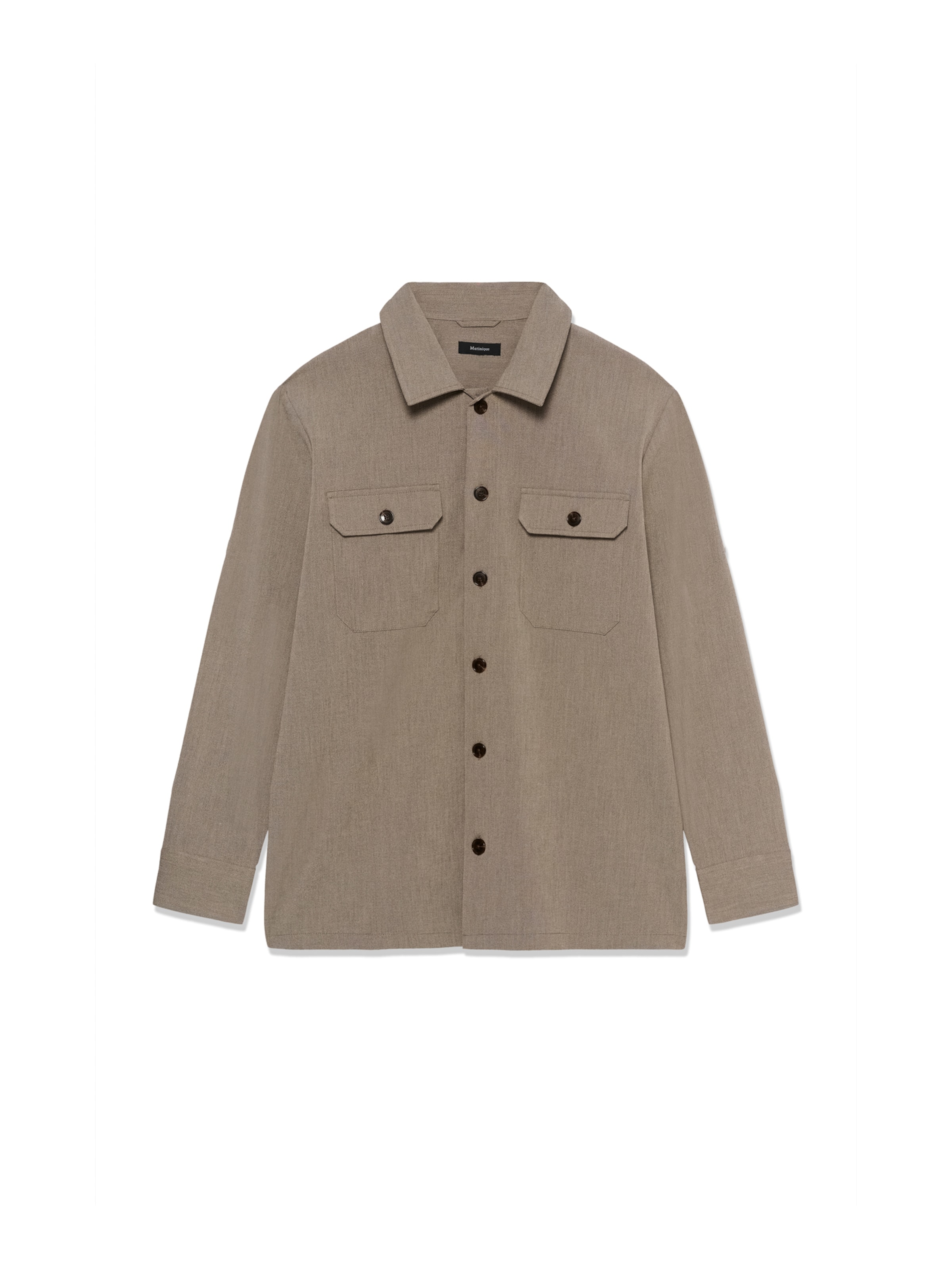 

Matinique Рубашка на пуговицах 'MADamo' Regular fit в грязном цвете