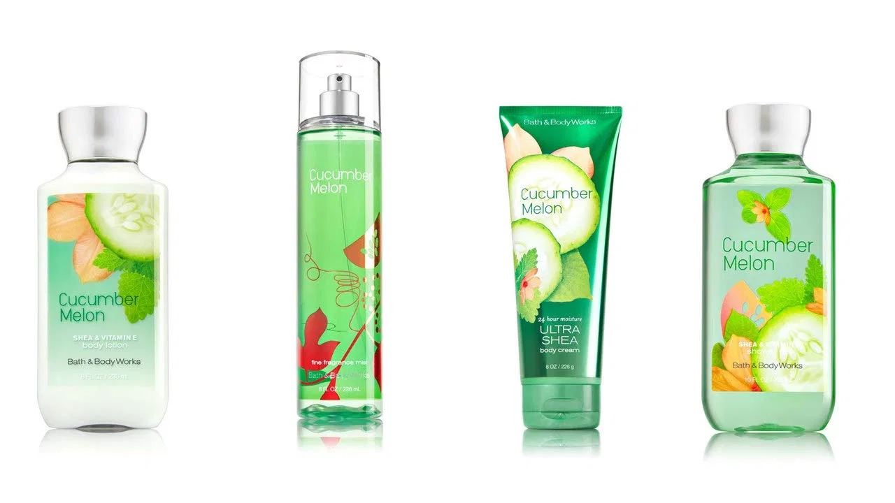 Подарочный набор Bath & Body Works Signature Collection Cucumber Melon, 4 предмета ‎Bath & Body Works