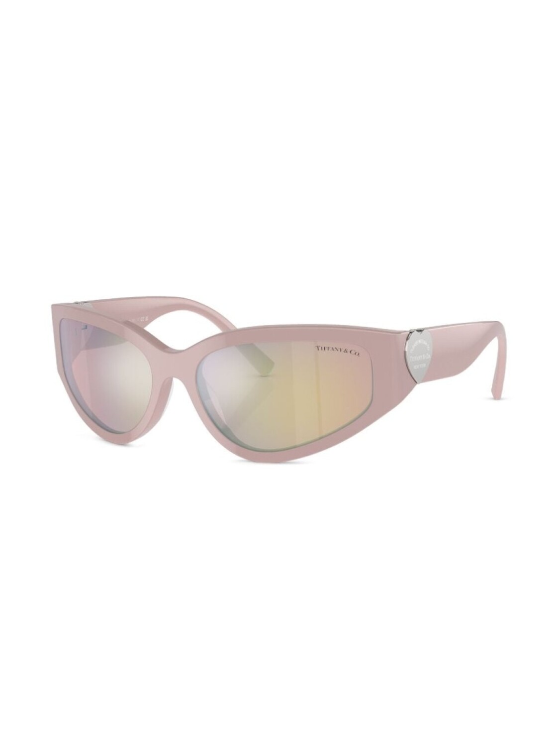 Tiffany & Co Eyewear солнцезащитные очки в оправе 'кошачий глаз', розовый — фото 2