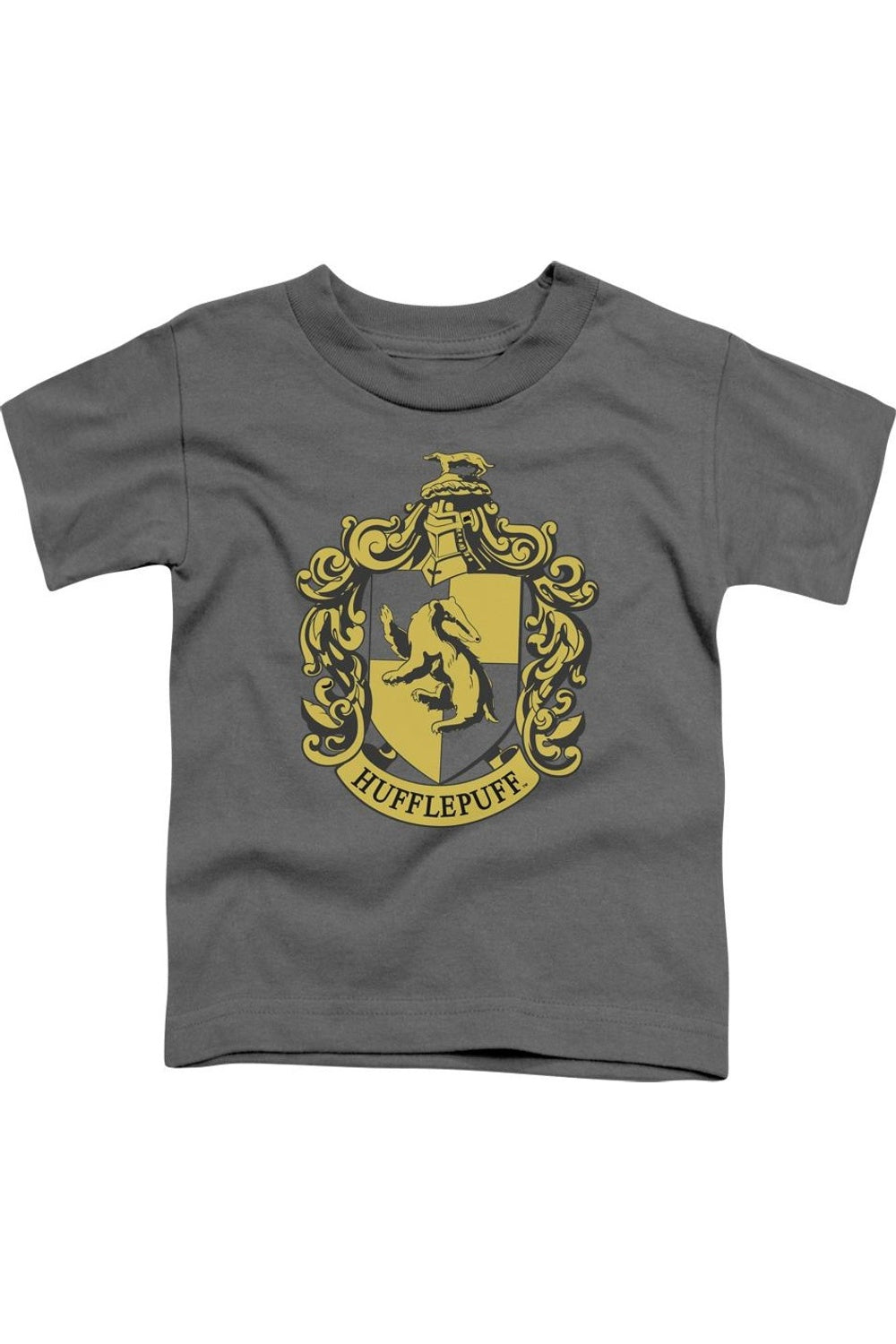 

Футболка с коротким рукавом для детей с гербом Хаффлпаффа Harry Potter Gildan, Charcoal