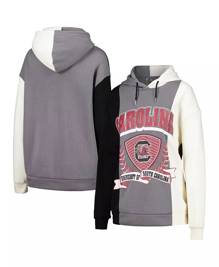 

Женская черная толстовка с капюшоном с изображением Зала славы South Carolina Gamecocks Colorblock Gameday Couture
