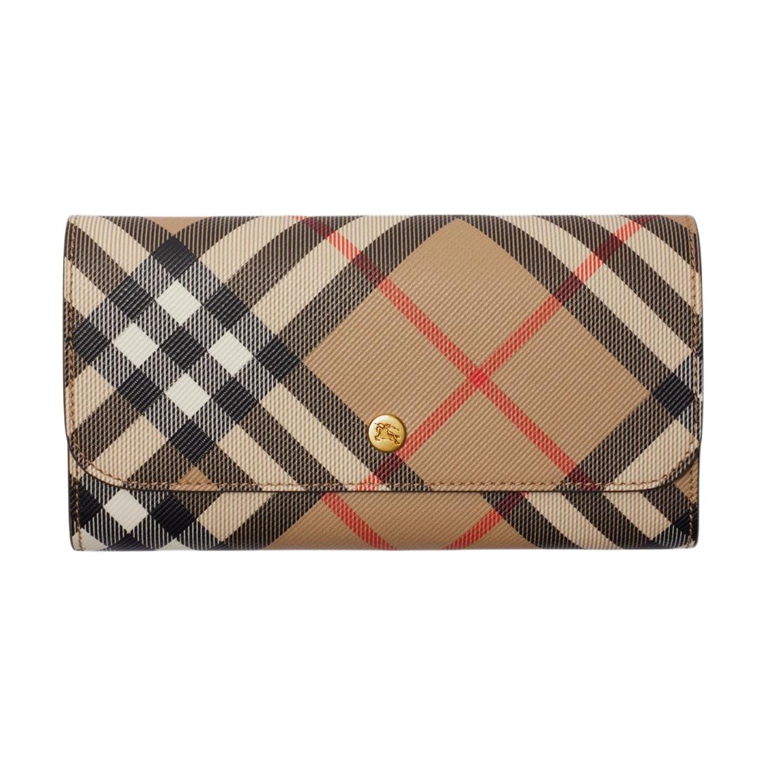 

Burberry Кожаный кошелек унисекс коричневый