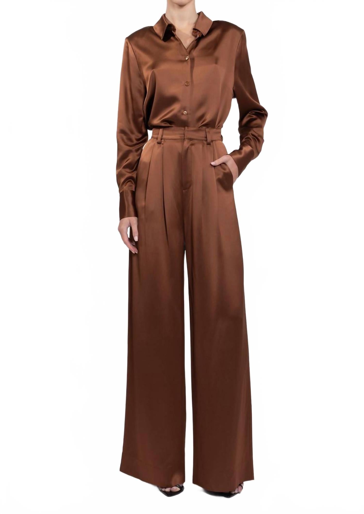 

Парижские брюки в коричневом NONCHALANTLABEL