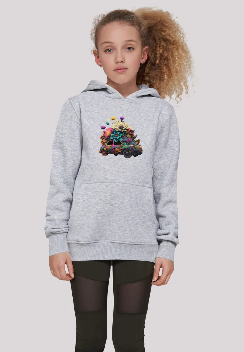

Толстовка F4NT4STIC "Flower Car Hoodie", принт, серый