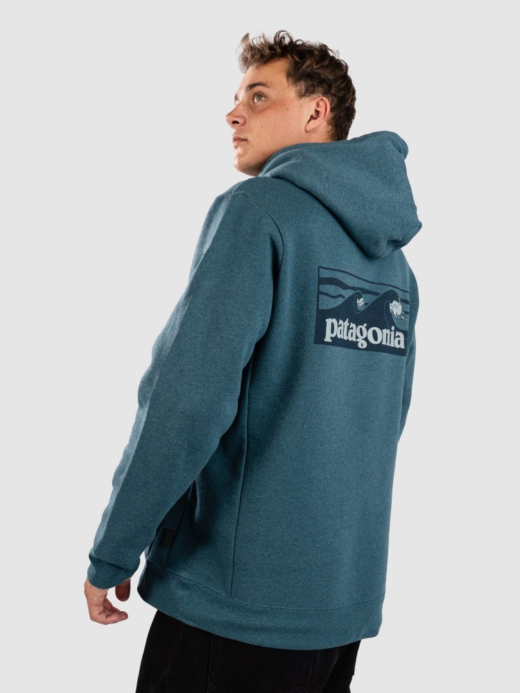

Худи Patagonia Boardshort Logo Uprisal Hoodie, wetland blue