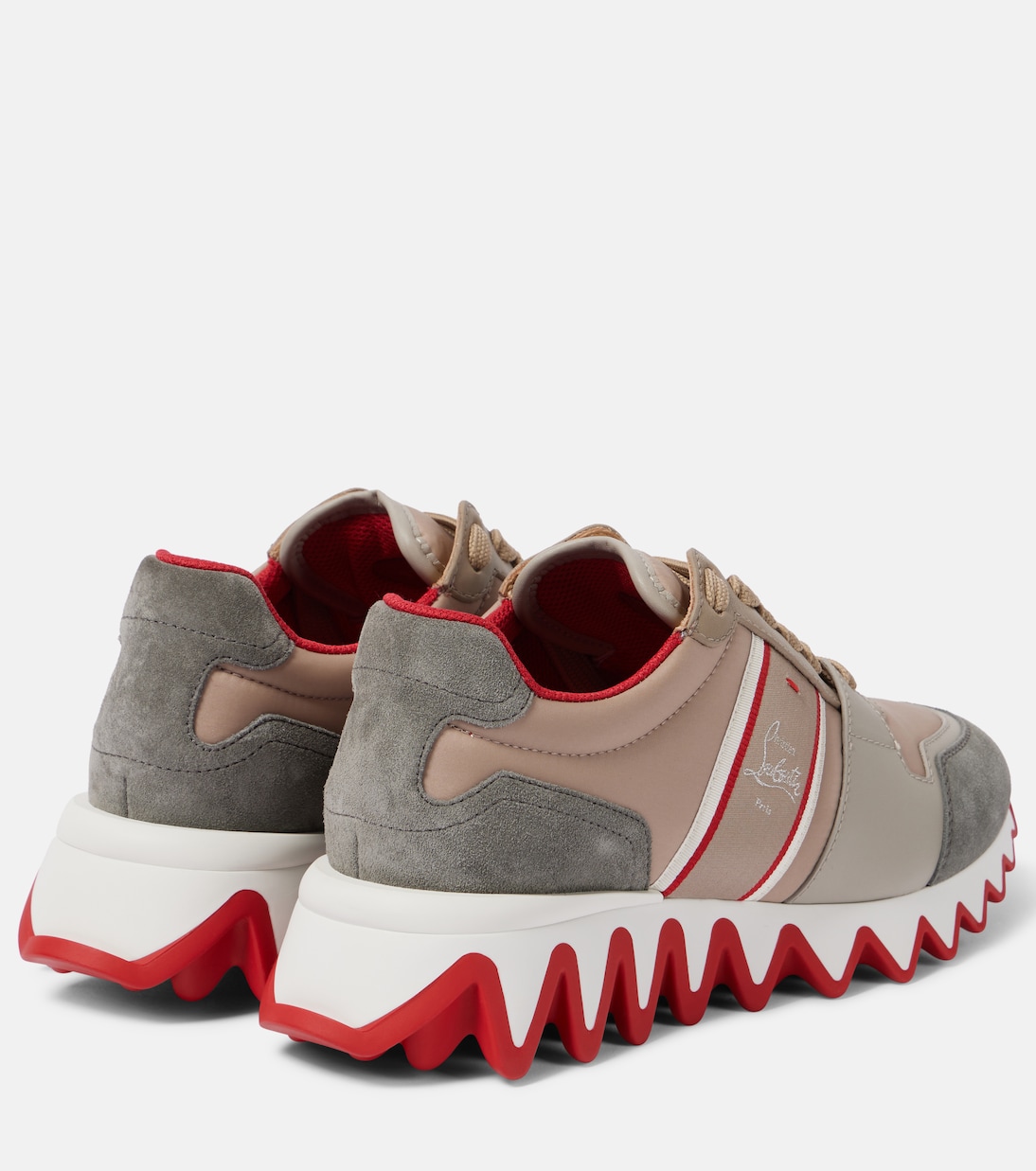 Кроссовки Nastroshark с отделкой из замши Christian Louboutin, Version Saharienne — фото 2