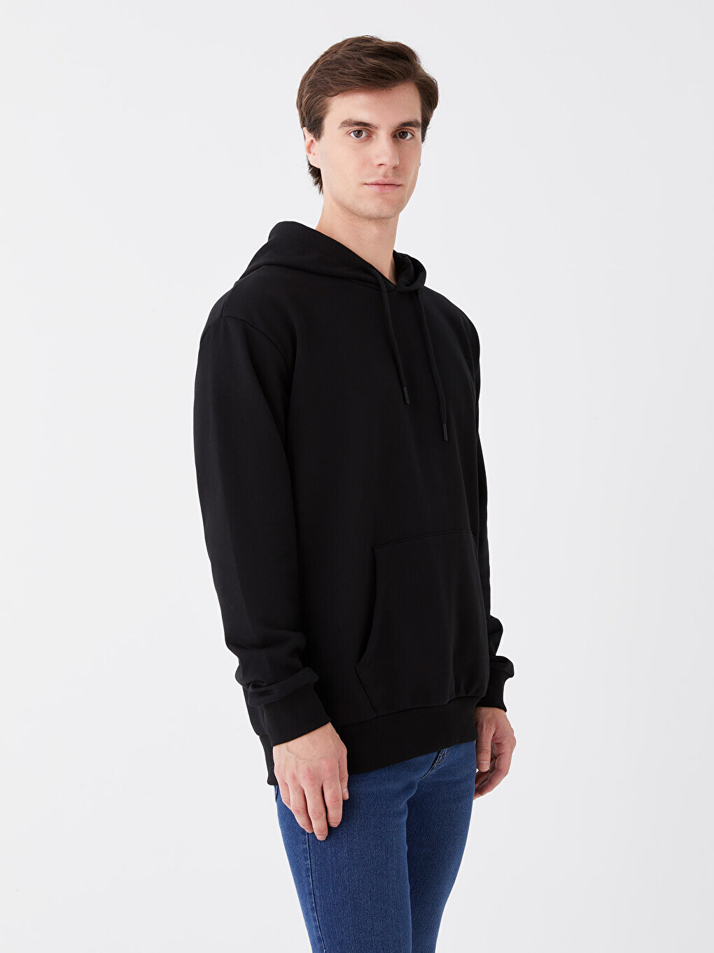 

Мужская толстовка с длинным рукавом LCW Casual, новый черный