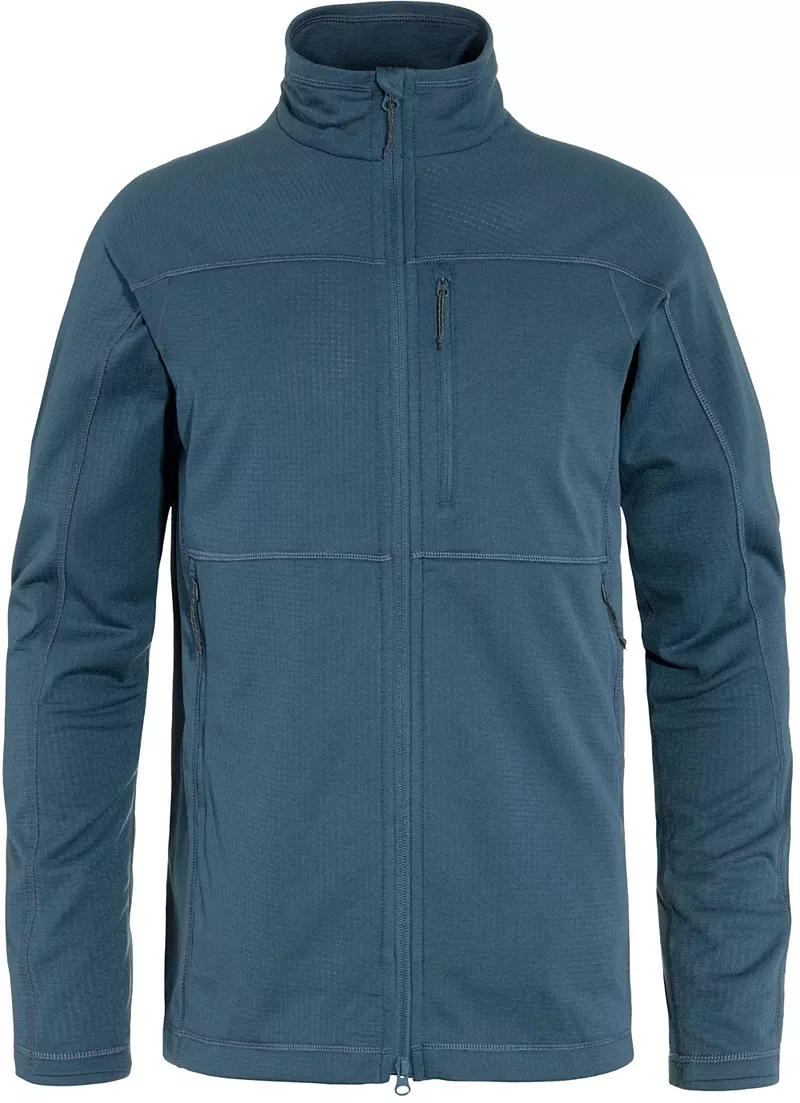

Мужская флисовая куртка Fjallraven Abisko Lite, цвет Indigo Blue