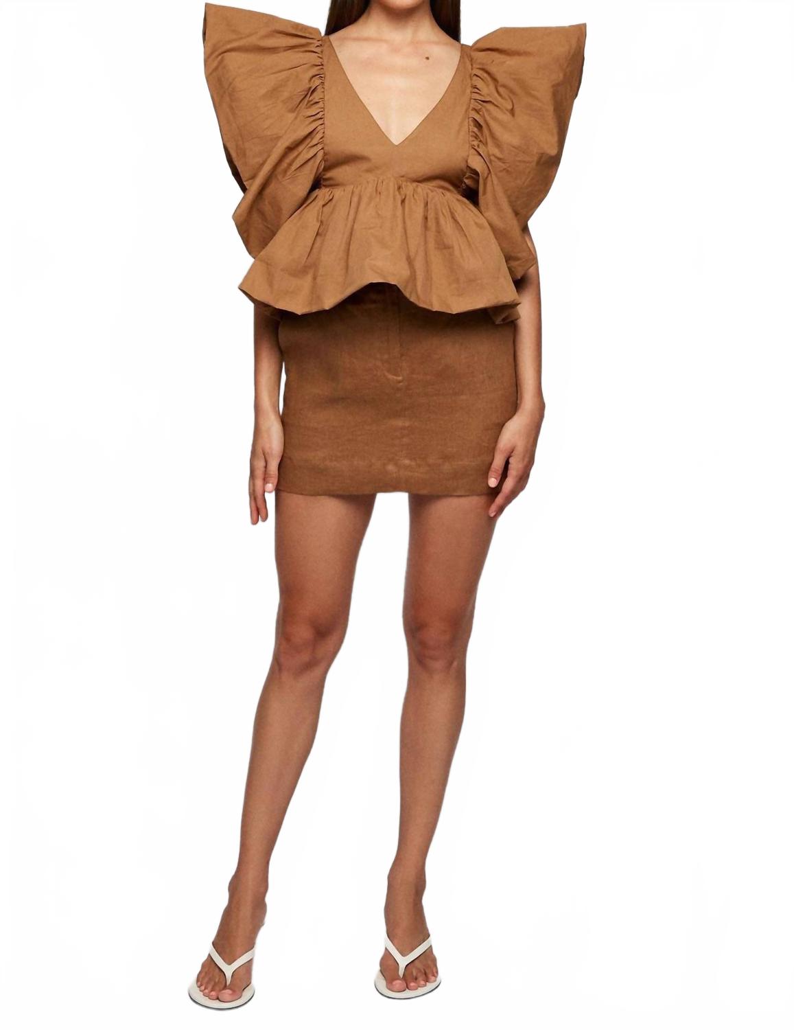 

Женская простая юбка в цвете таупе SWF, Simply Taupe