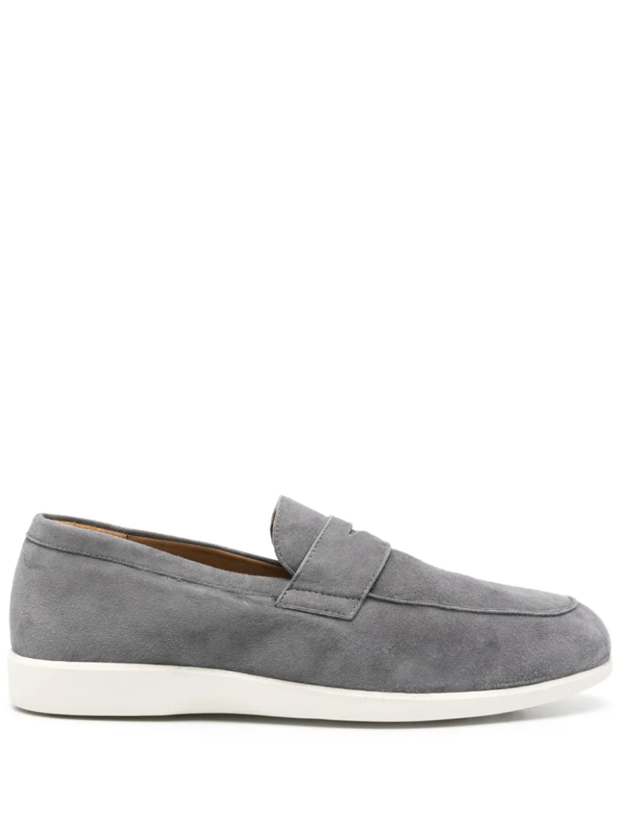 

Замшевые мокасины Harrys of London, серый