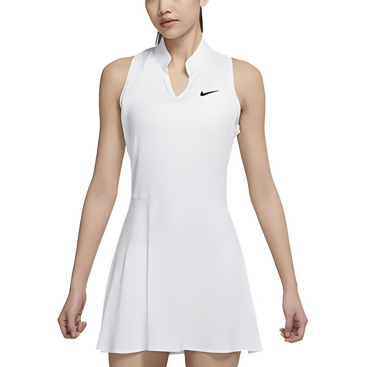 

Nike Dri Fit Court Victory Безрукавное Платье Женское Белое