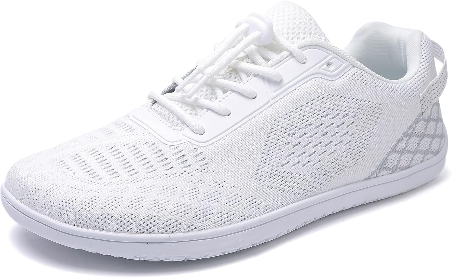 

Кроссовки RUMPRA для мужчин и женщин с широкой носочной частью, минималистичные босоножки, с нулевым перепадом, гибкие и легкие для ходьбы, белый