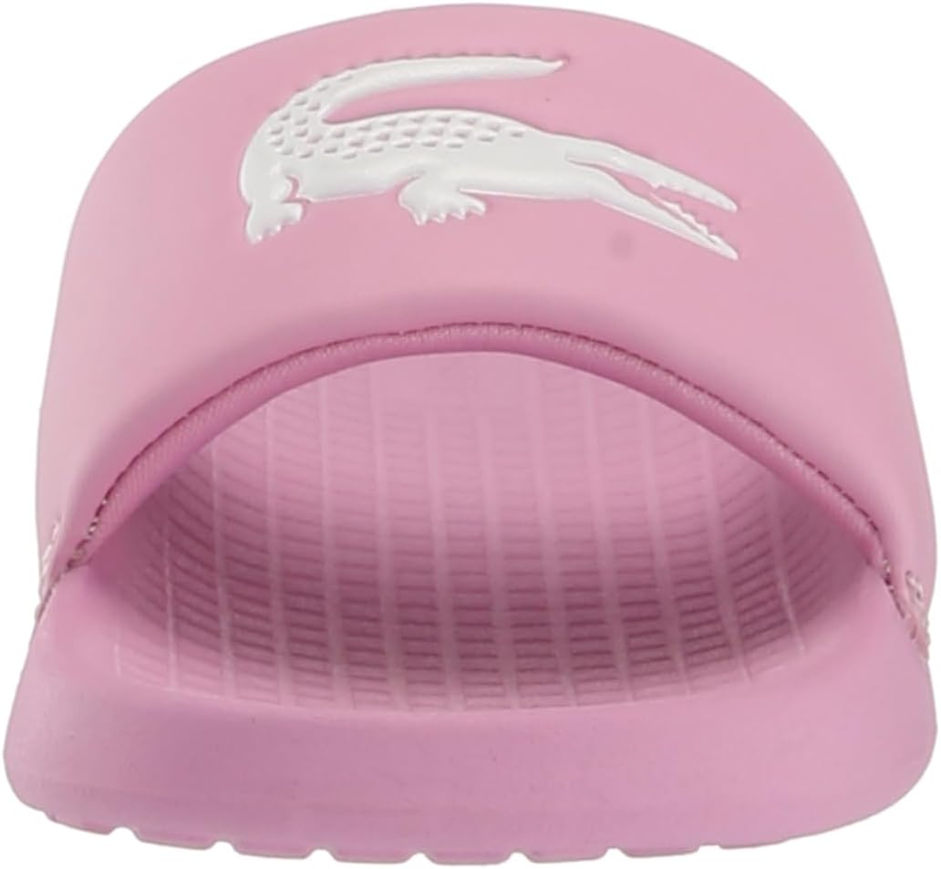 Lacoste Unisex-Child Children's L.12.12 Sneaker (Retired Edition) Slide, Pink/White — фото 2