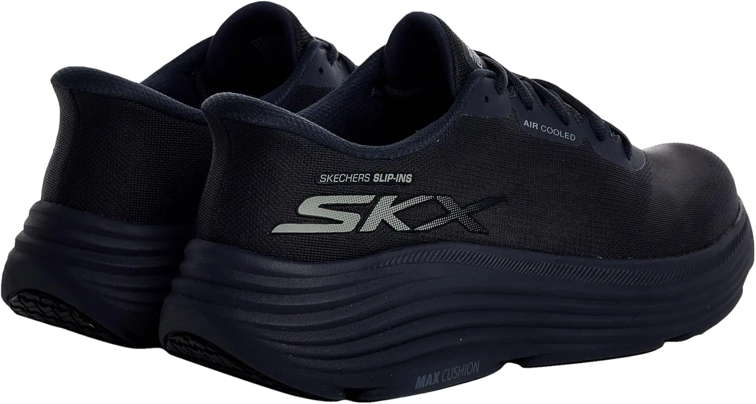 Мужские кроссовки Skechers Oswah, Black Navy Black — фото 2