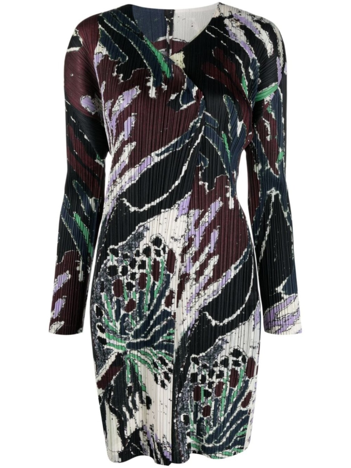 

Pleats Please Issey Miyake плиссированное пальто-кардиган Frosty Forest, коричневый
