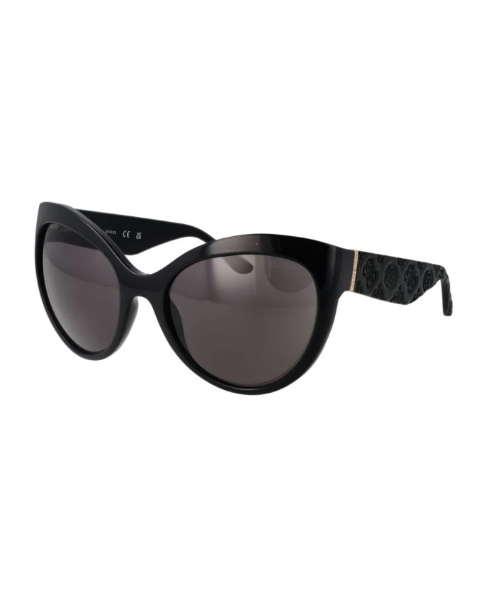 

Черные женские солнцезащитные очки в форме бабочки Guess, черный