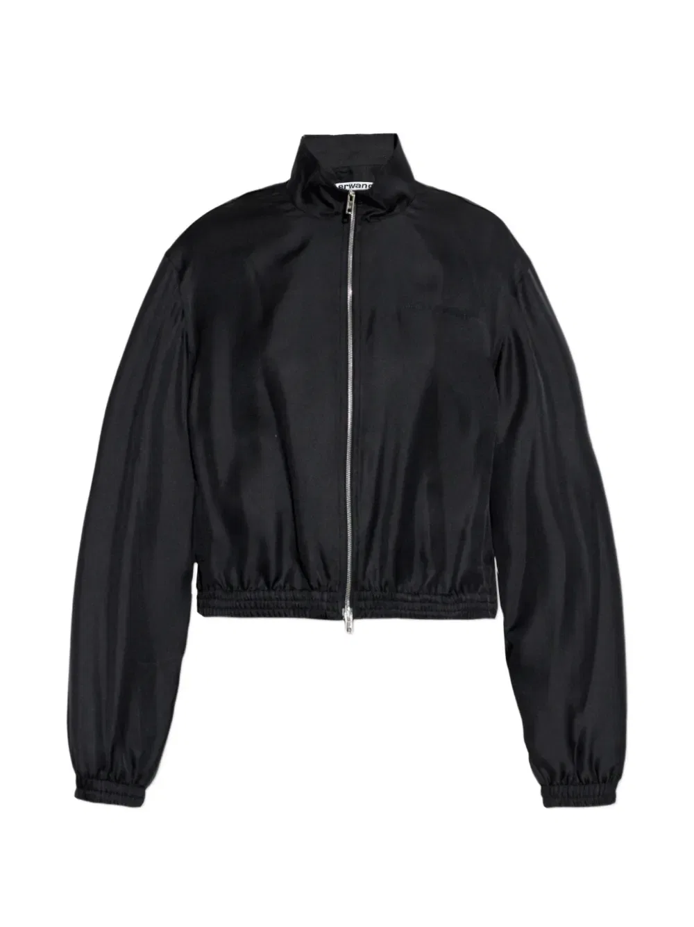 Куртка на молнии с эластичным низом Alexander Wang, черный
