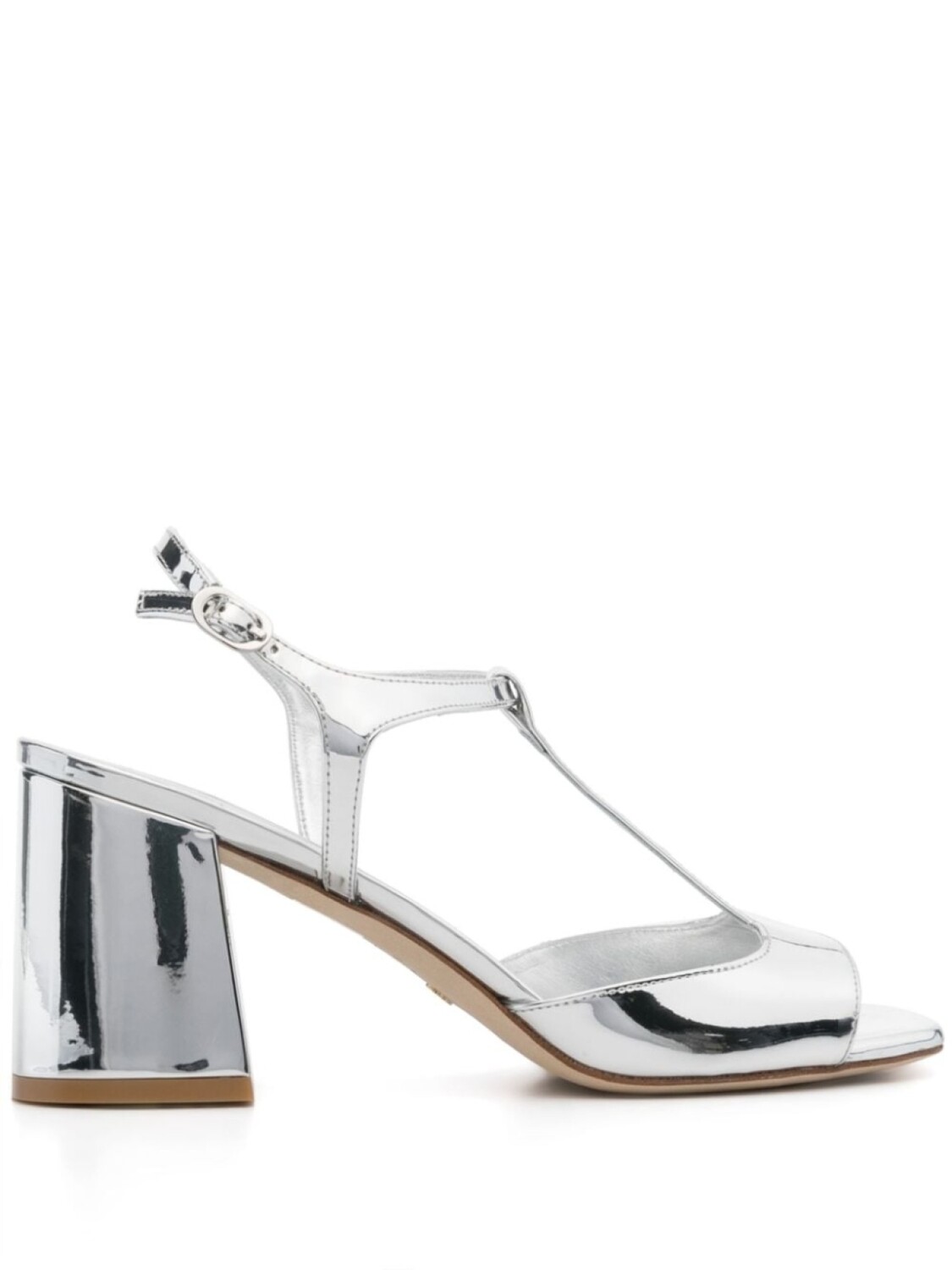 

Босоножки Flareblock 75 Stuart Weitzman, серебристый