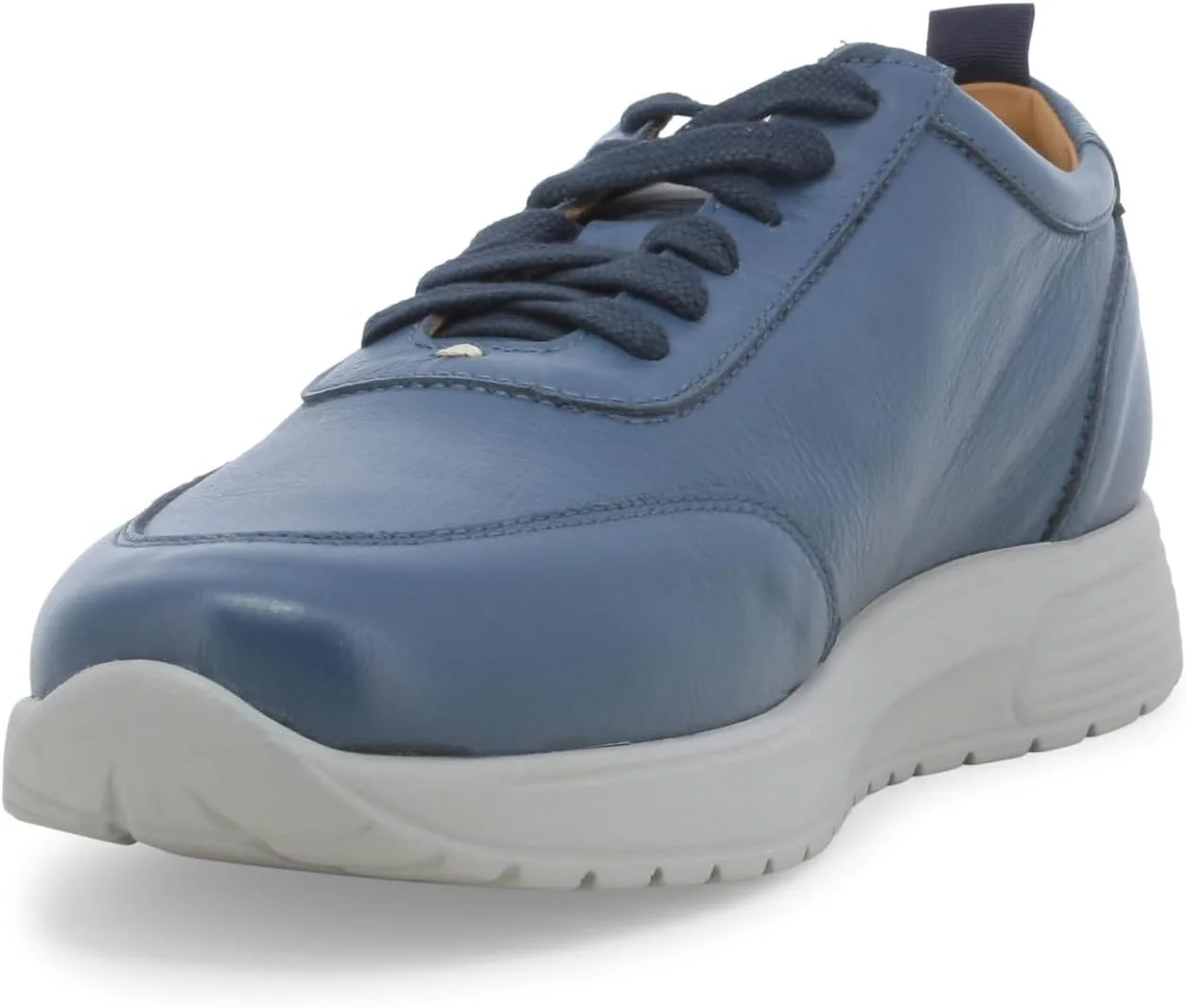 Джинсы Melluso Walk U16268Z Herren Schuhe Кроссовки Keilabsatz Schnursenkel Leder, синий — фото 3