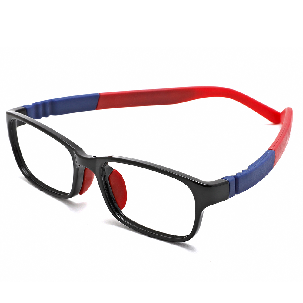 

CYXUS Пластиковая прямоугольная оправа для очков детская, Black T01