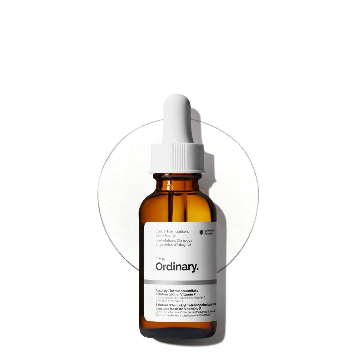 Сыворотка The Ordinary — Раствор аскорбилтетраизопальмитата % с витамином F и увлажняющим маслом витамина C для