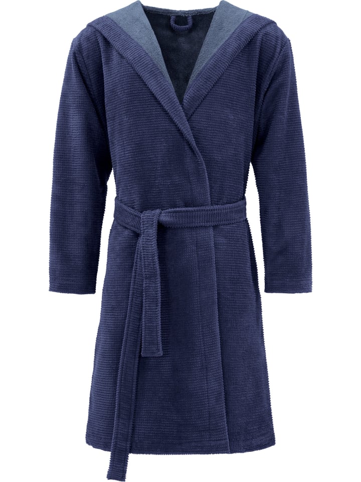 

Erwin Müller Халат унисекс Schwanau темно-синего цвета