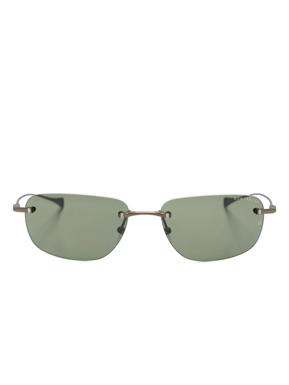 

Солнцезащитные очки в прямоугольной оправе Dita Eyewear, черный