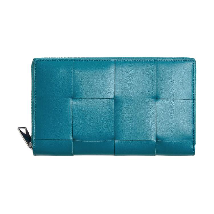 

Кошелёк из кожи коровы мужской дикий утиный зелёный Bottega Veneta