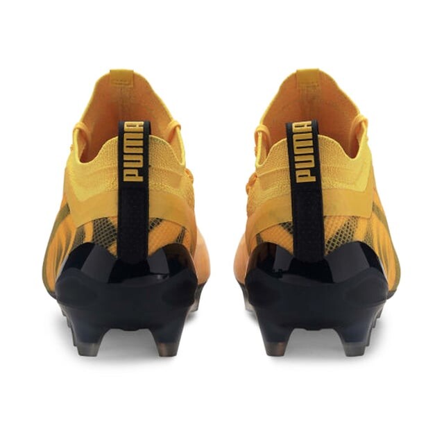 Мужские желтые футбольные бутсы 20 1 fg/ag Puma, желтый — фото 4