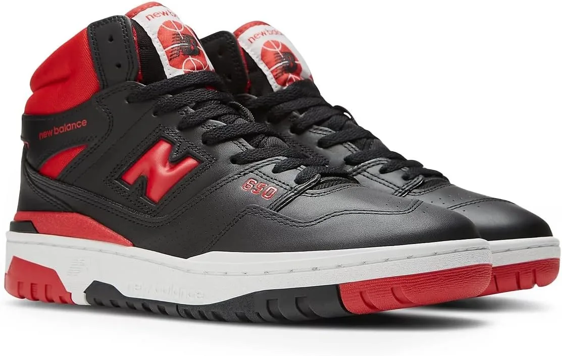 Кроссовки мужская модель New Balance BB650 V1, черный/красный — фото 2
