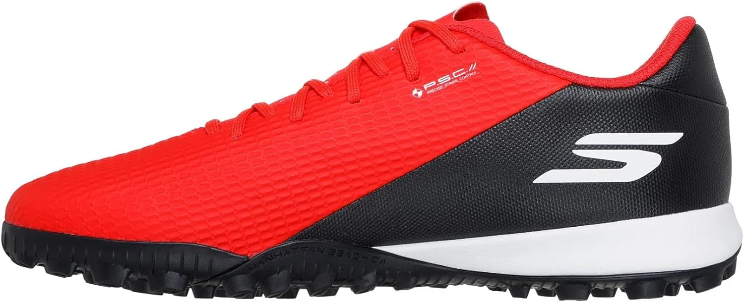 Мужские кроссовки Skechers SKX_2 Academy Turf Football Trainer, Red Synthetic Black Trim