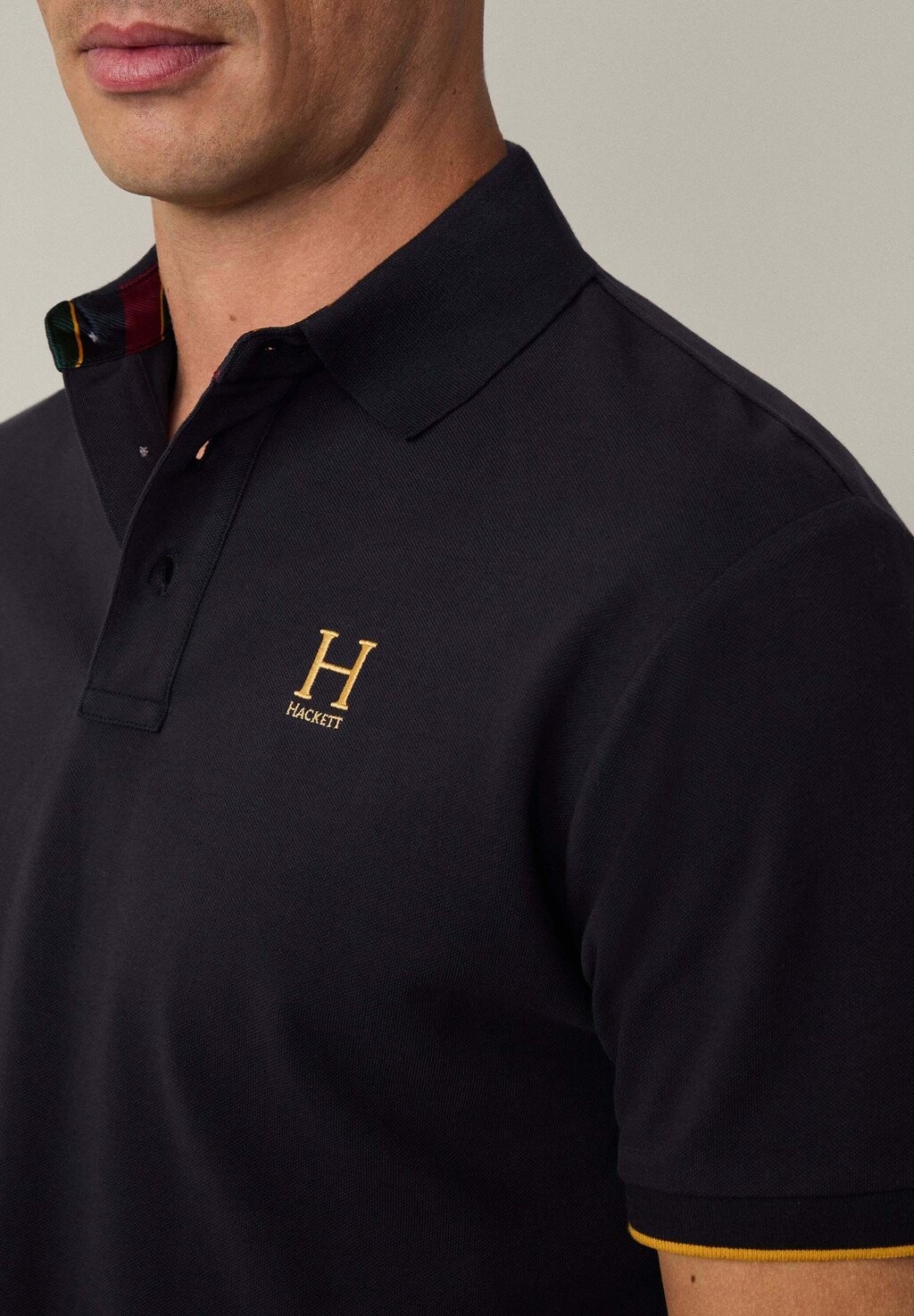 

Рубашка поло LOGO Hackett London, синий