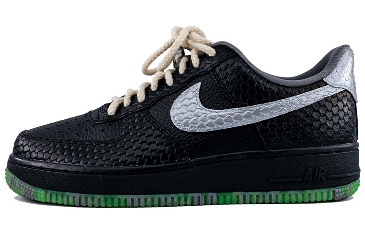 

Кроссовки Nike Air Force 1 Skateboarding Shoes Men Low-top Silver/Green, черный