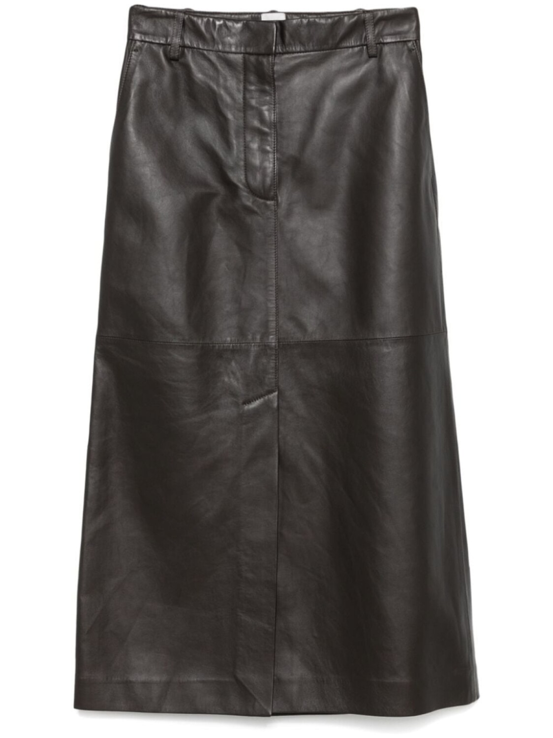 

Юбка макси из кожи Paul Smith, коричневый