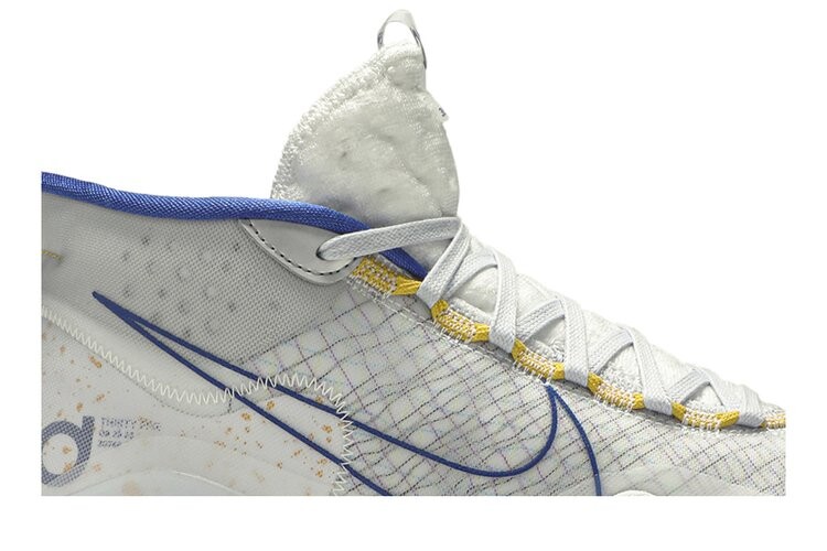 Кроссовки Nike Zoom KD 12 'Warriors Home', белый — фото 2
