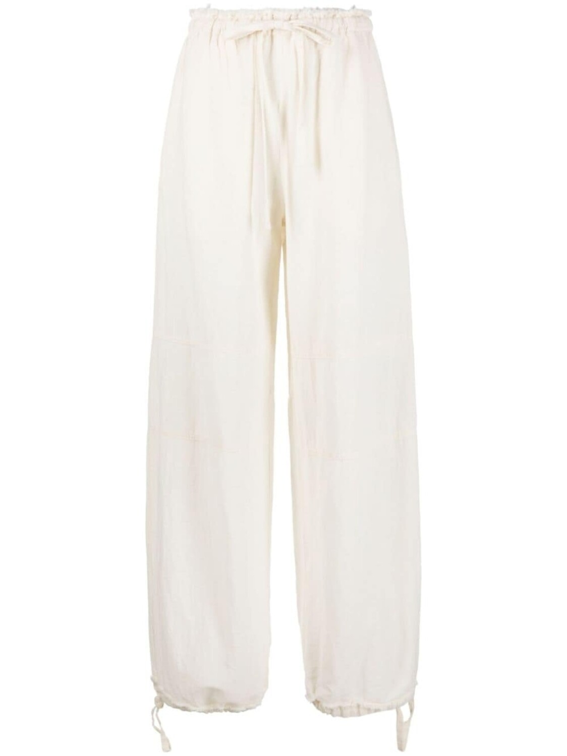 

Брюки палаццо с кулиской Acne Studios, белый