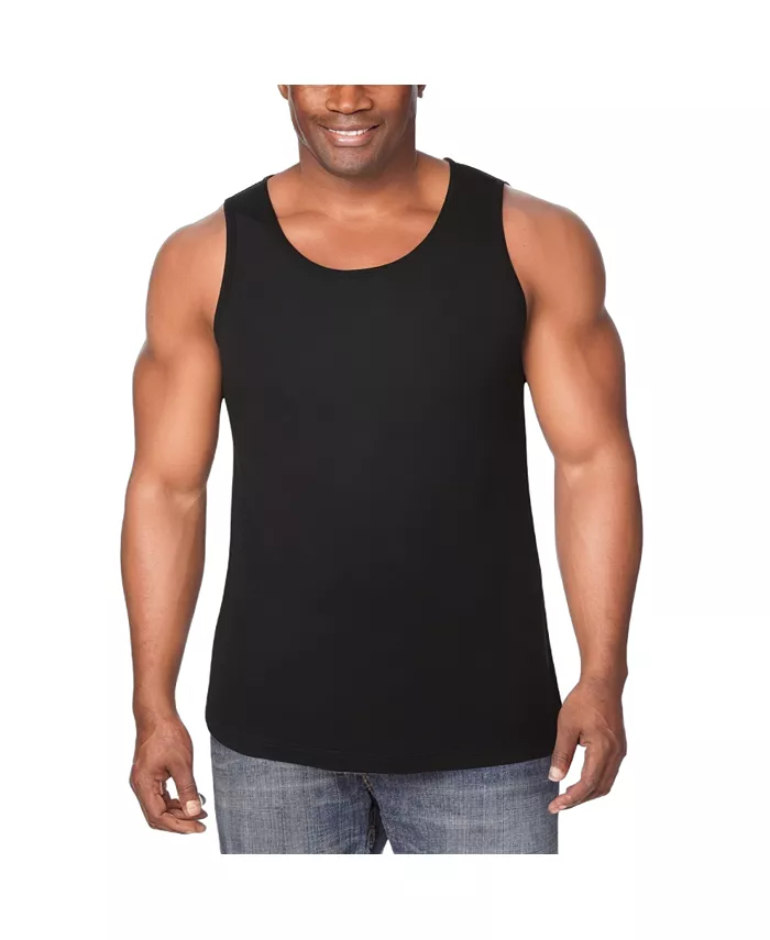 

Футболка-майка Big & Tall Heavyweight Cotton Tank KingSize, черный