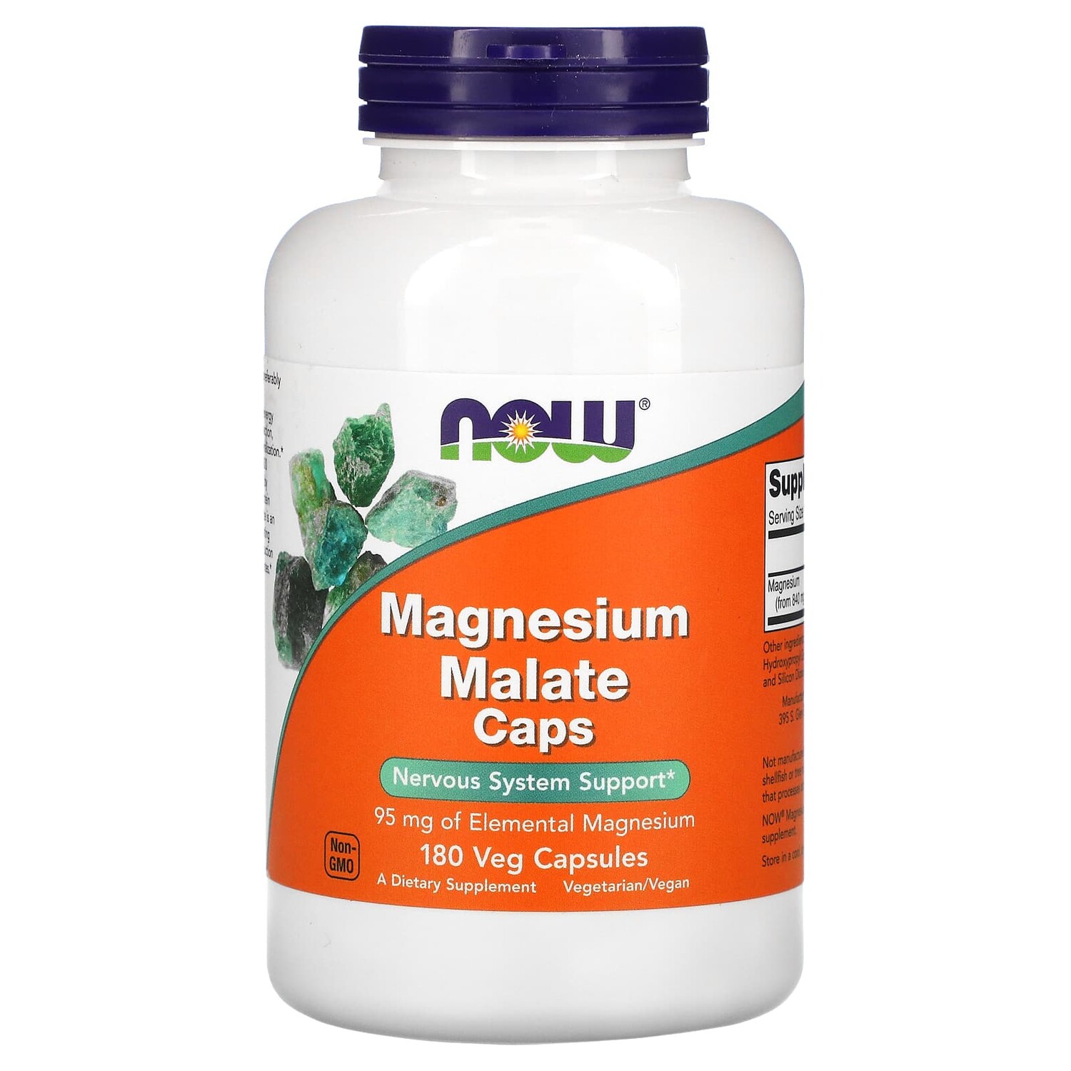 

Now Foods Magnesium Malate Caps 180 Veg Capsules