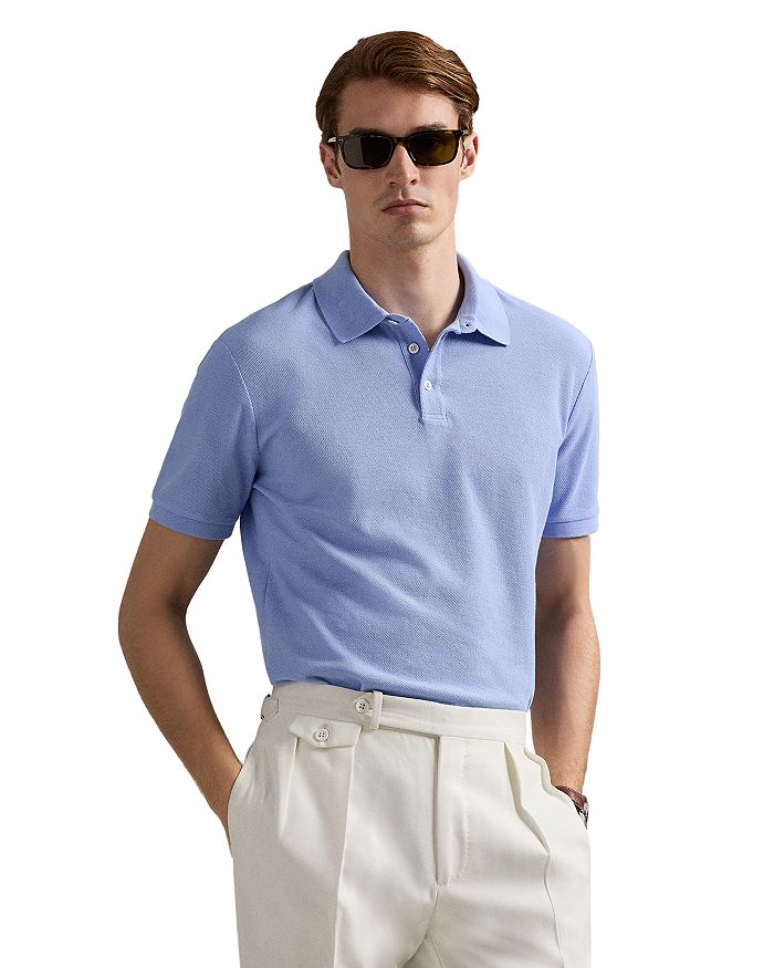 

Классическая поло с медовой сеткой Polo Ralph Lauren, синий