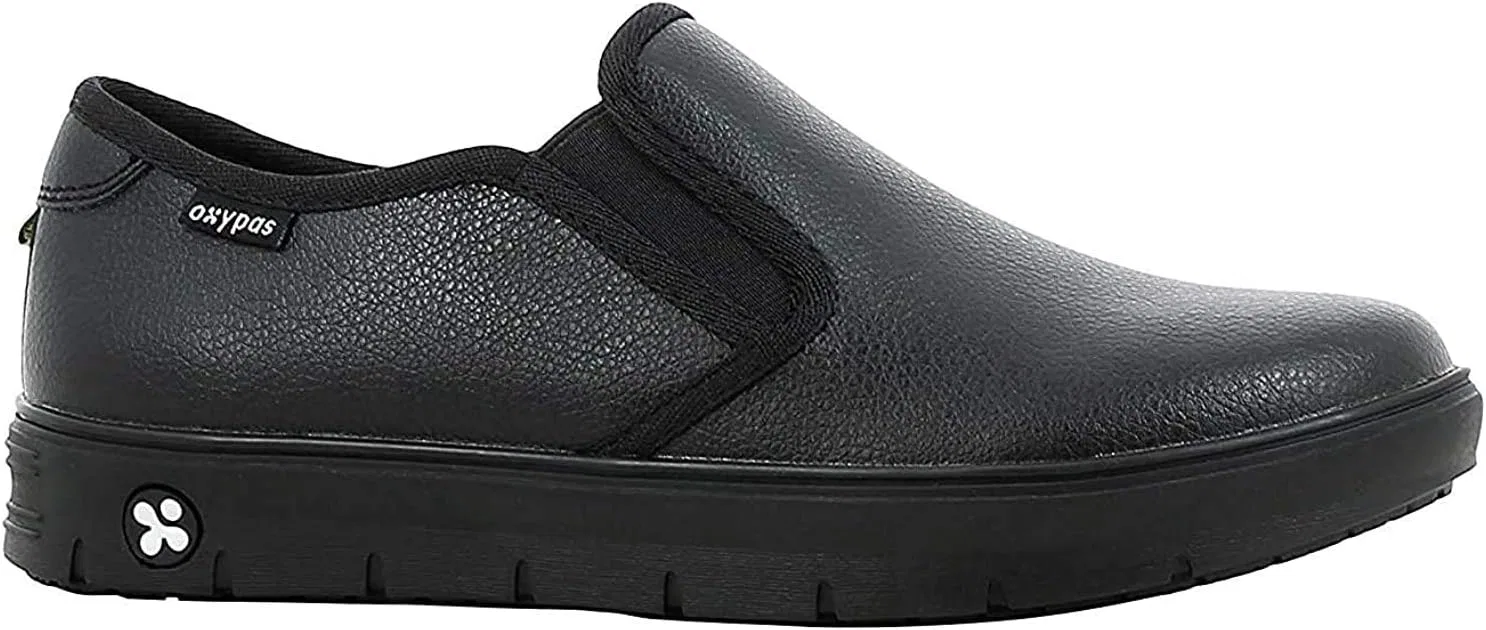 Рабочие кроссовки Oxypas Nadine Fashion, удобные, из кожи, с антистатическим покрытием (ESD), доступны во многих цветах, Black