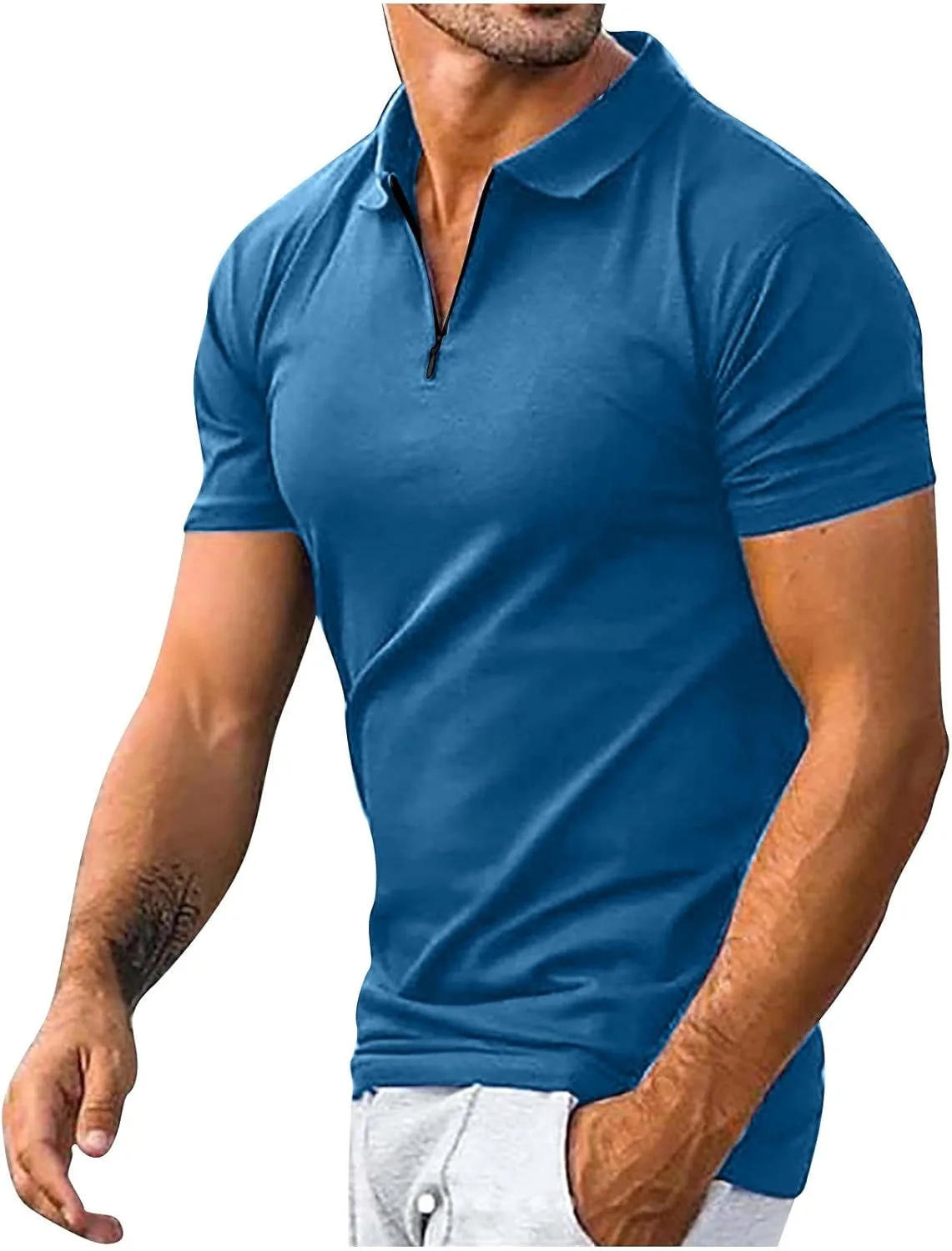 

Футболка Henley Polo для мужчин Big and Tall, летняя, casual Muscularfit
