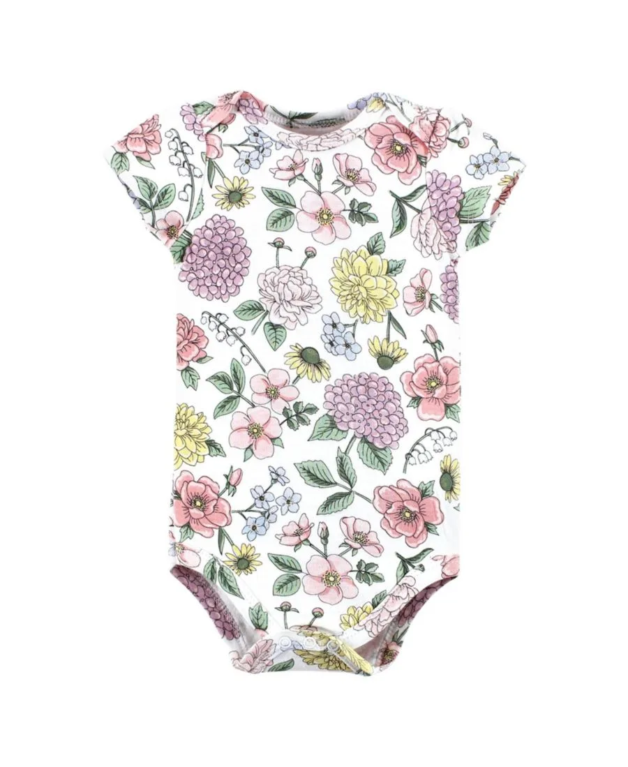Комплект из 3 хлопковых боди Hudson Baby, Vintage Blossom Tutu 1 — фото 4