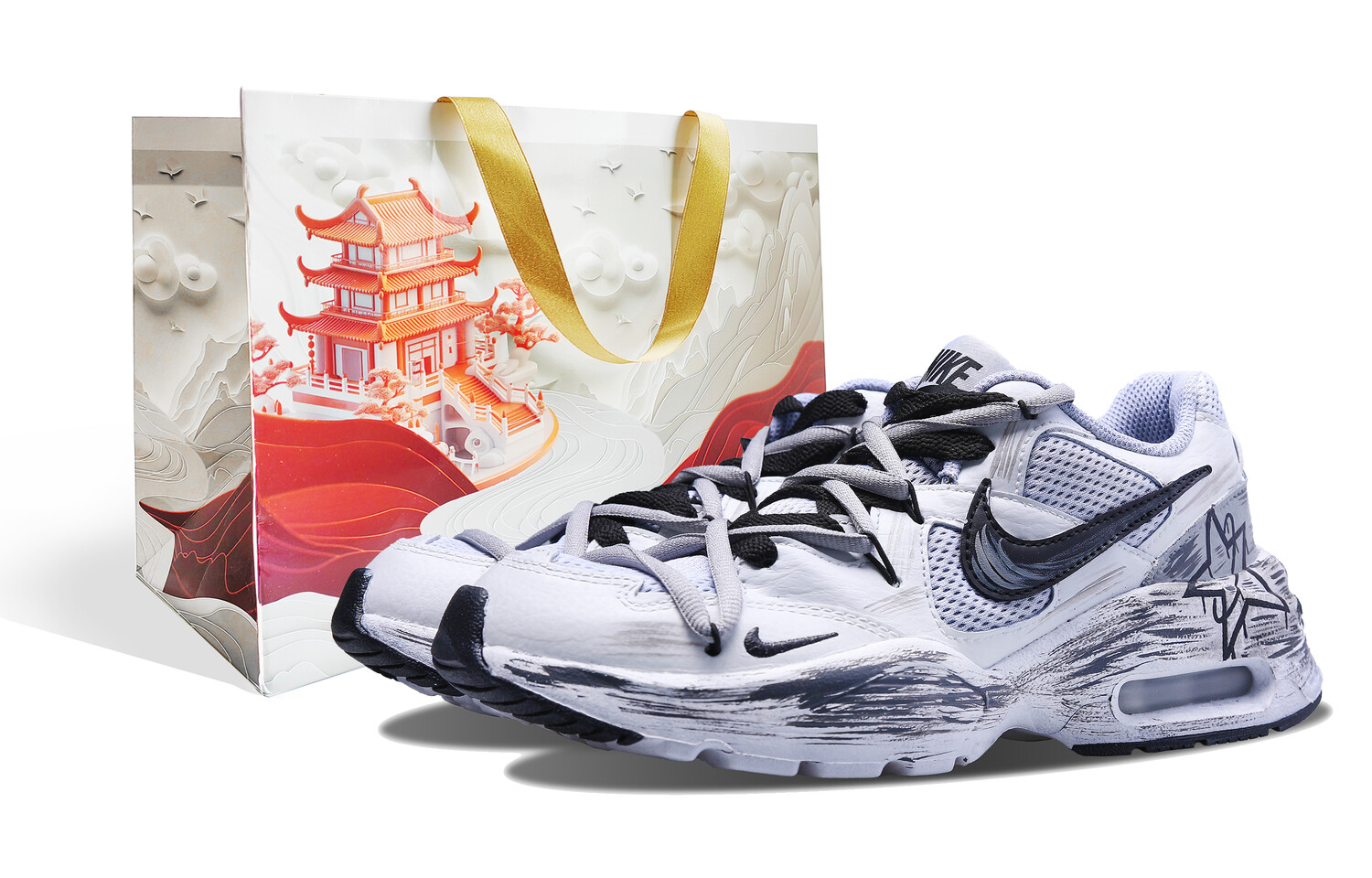 

Кроссовки Air Max Fusion женские с низким верхом, белые Nike