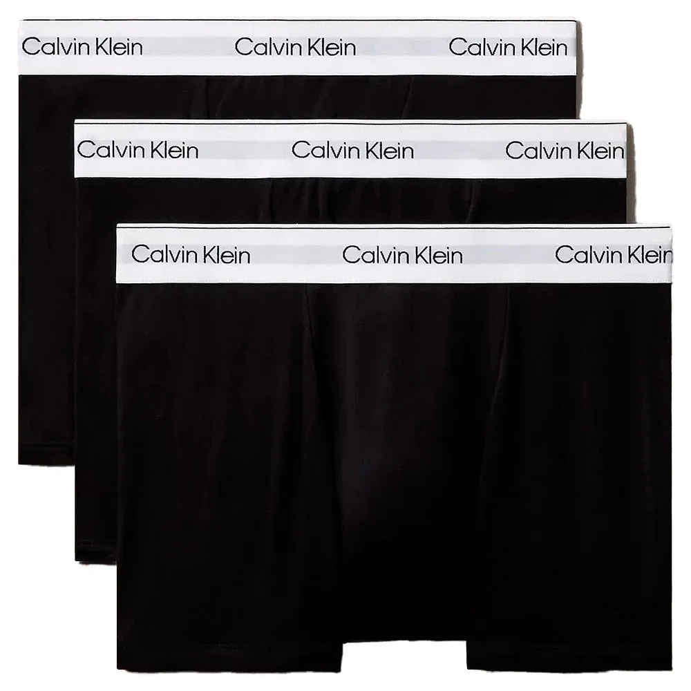 Боксеры Calvin Klein Logo, 3 шт, черный — фото 3